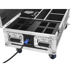 ROADINGER Flightcase 6x AKKU IP UP-4 Plus HCL Spot WDMX with Charging Function